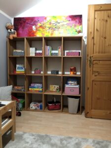 Kinderzimmer Ferienwohnung Oberaudorf mit Spielen & Büchern
